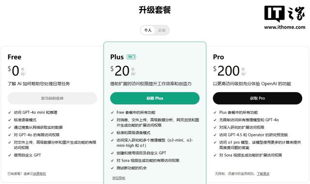 OpenAI宣布GPT-4.5正式面向所有ChatGPT Plus用戶開放